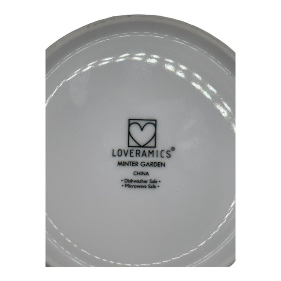 (4) FOUR Piece LOVERAMICS MINTER GARDEN Tea Cup Saucer Set Pattern Lynn's China - Picture 12 of 14